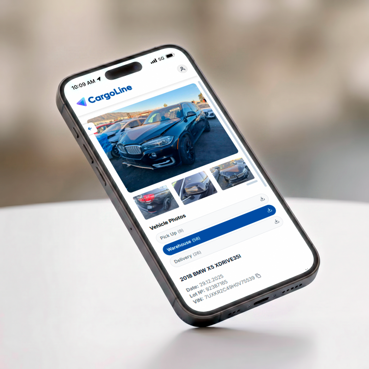 CargoLine App For Car Shippers
